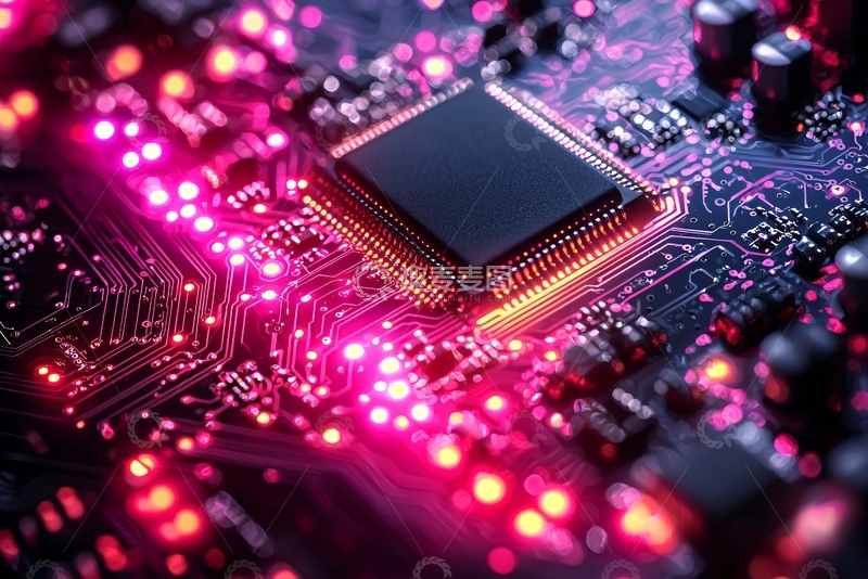 高清大图下载【趣麦麦图】电路板特写