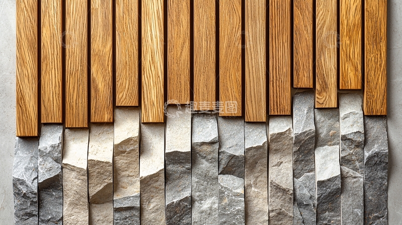 高清大图下载【趣麦麦图】木纹石材拼接