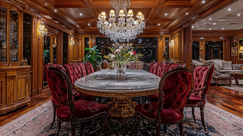高清大图下载【趣麦麦图】奢华欧式餐厅