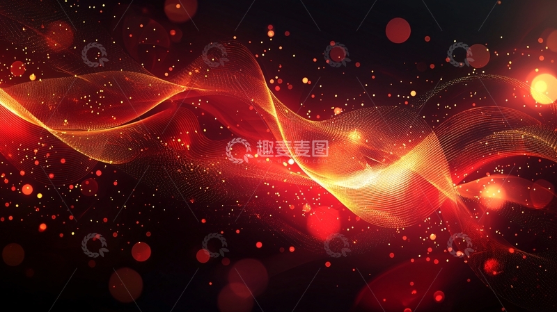 高清大图下载【趣麦麦图】红色火焰光线