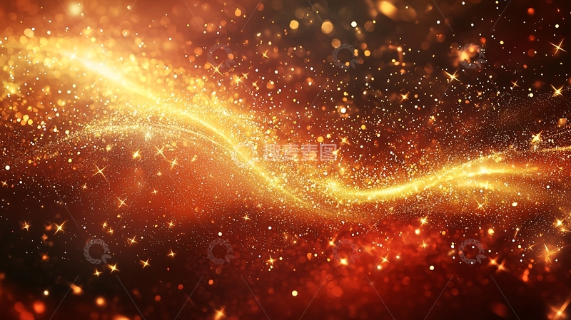 高清大图下载【趣麦麦图】金色能量流