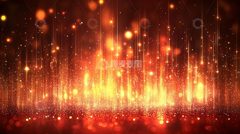 高清大图下载【趣麦麦图】火光粒子背景