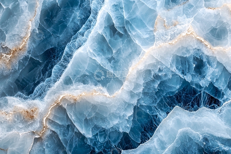 高清大图下载【趣麦麦图】蓝色大理石纹理