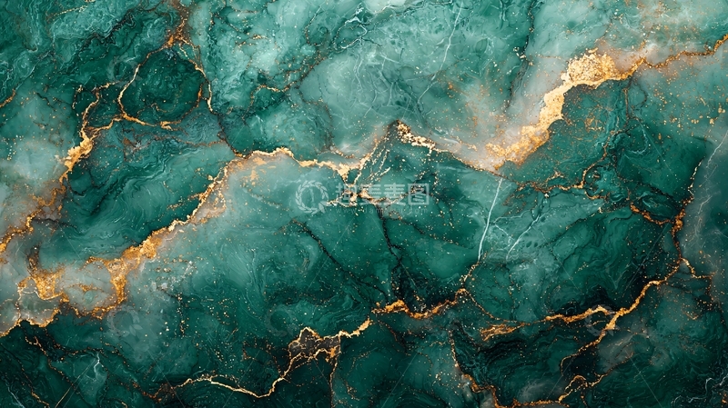高清大图下载【趣麦麦图】墨绿色大理石纹理背景