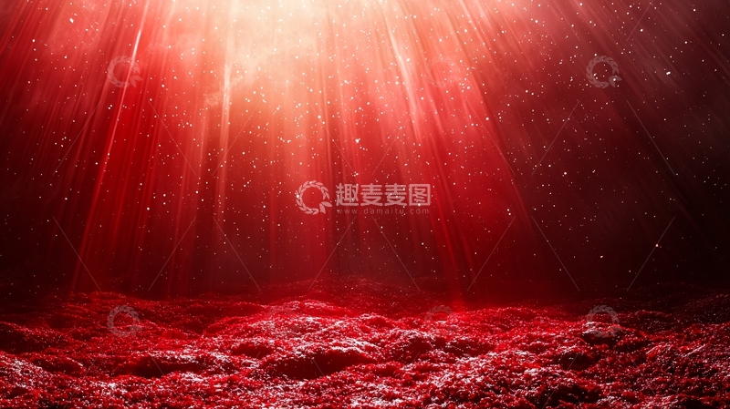 高清大图下载【趣麦麦图】红色光线背景