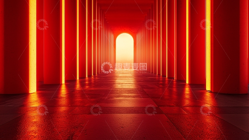 高清大图下载【趣麦麦图】红色通道