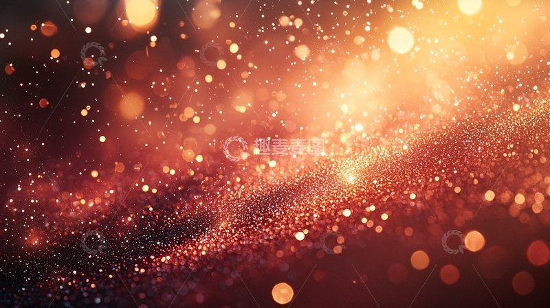 高清大图下载【趣麦麦图】金色闪光背景