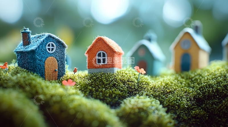 高清大图下载【趣麦麦图】微型房屋模型