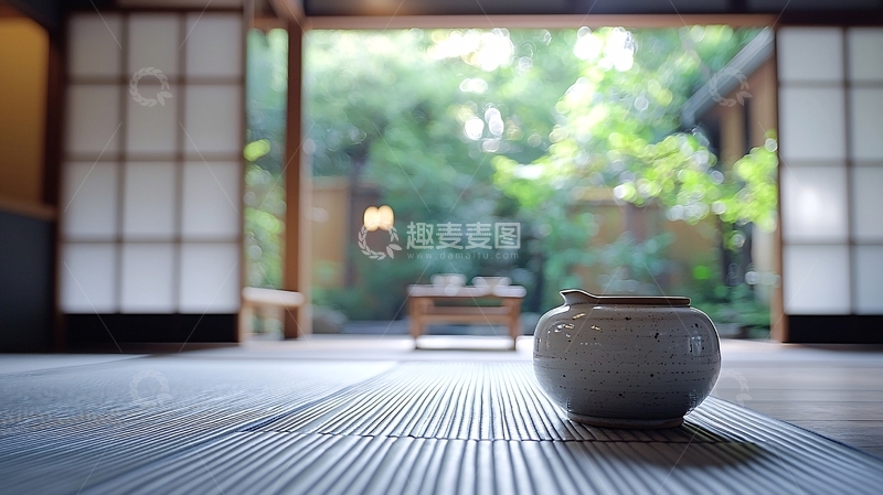 高清大图下载【趣麦麦图】日式庭院禅意空间