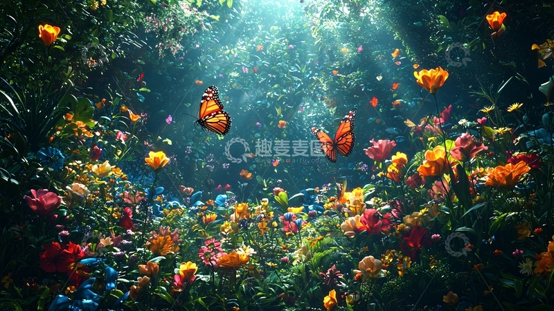 高清大图下载【趣麦麦图】梦幻般的水底花园