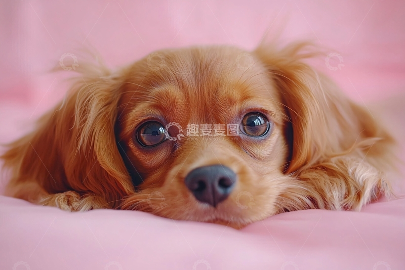 高清大图下载【趣麦麦图】可爱的小猎犬