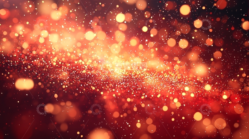 高清大图下载【趣麦麦图】红色光斑背景