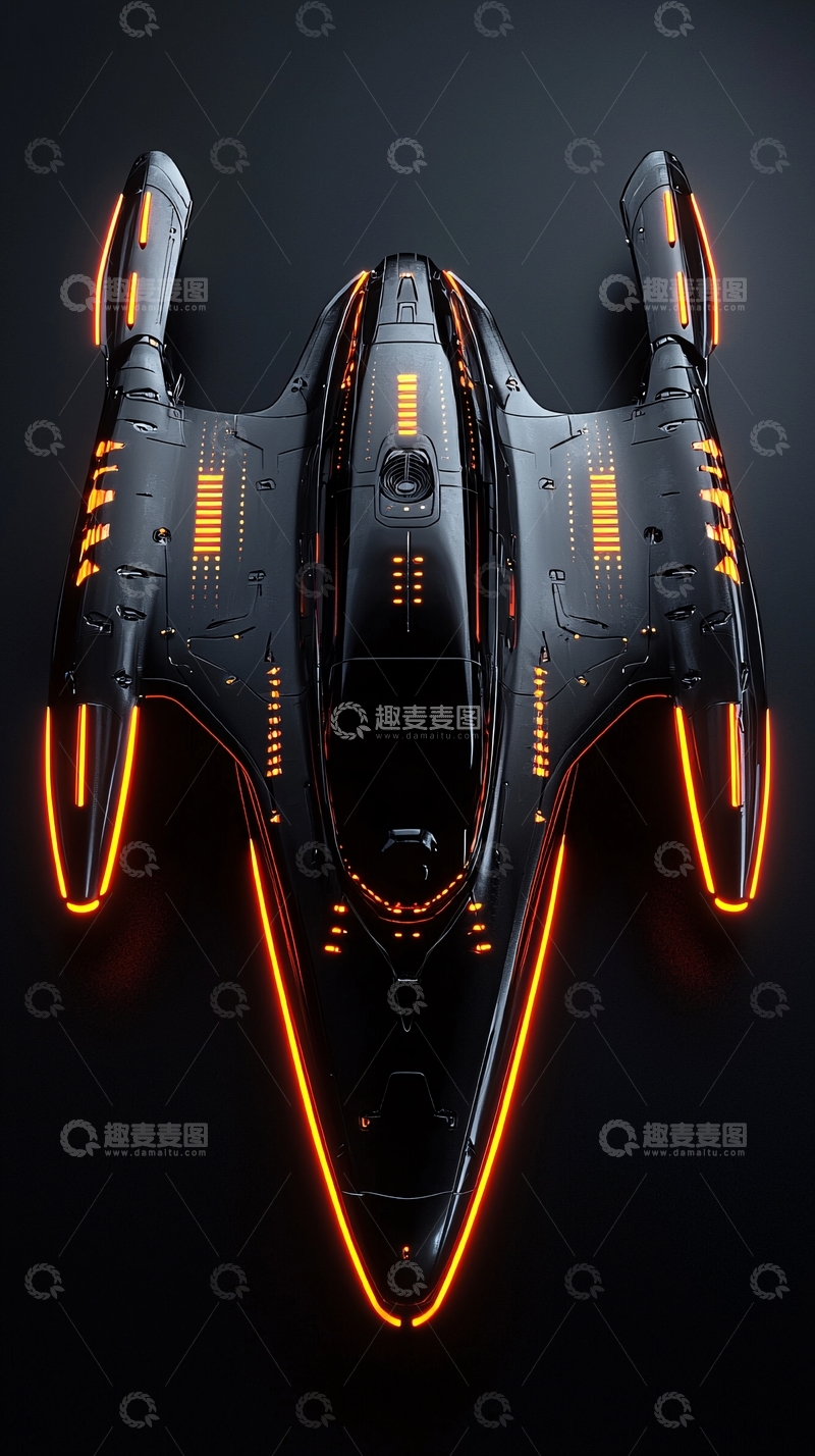 高清大图下载【趣麦麦图】未来科技飞船29
