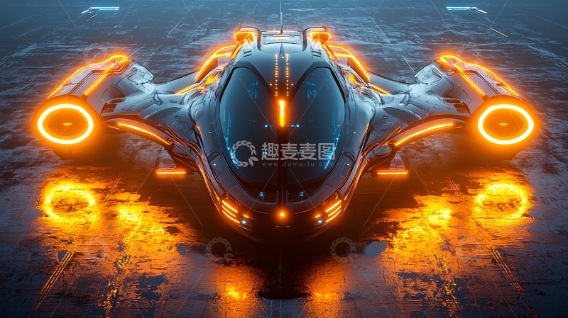 高清大图下载【趣麦麦图】未来科技飞船27