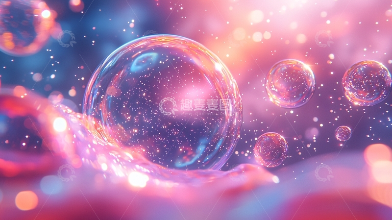高清大图下载【趣麦麦图】梦幻泡泡