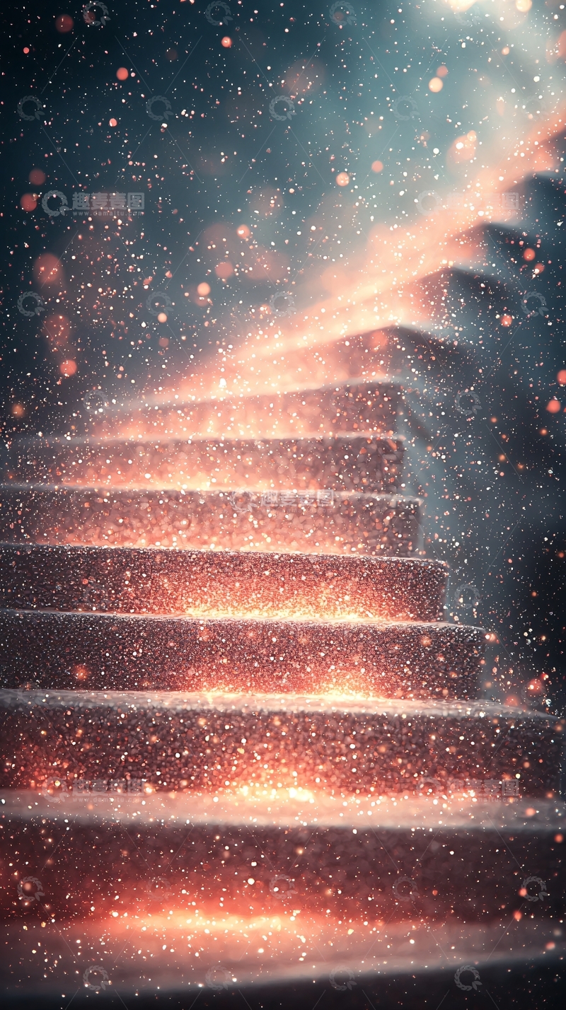 高清大图下载【趣麦麦图】光影阶梯