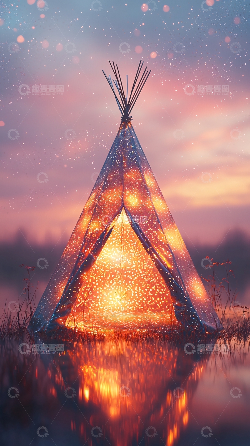 高清大图下载【趣麦麦图】梦幻唯美的帐篷