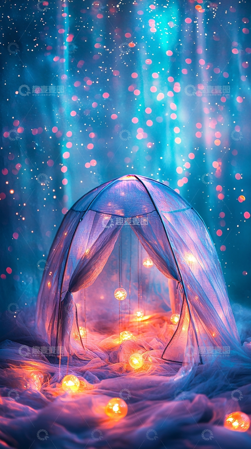 高清大图下载【趣麦麦图】梦幻帐篷
