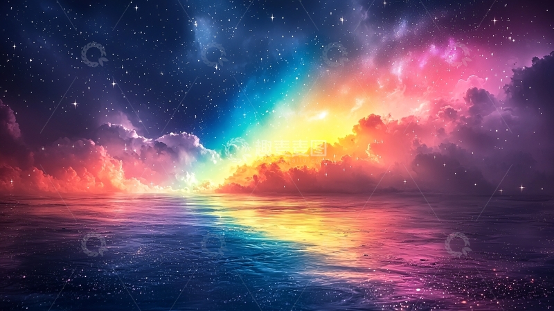 高清大图下载【趣麦麦图】梦幻星空