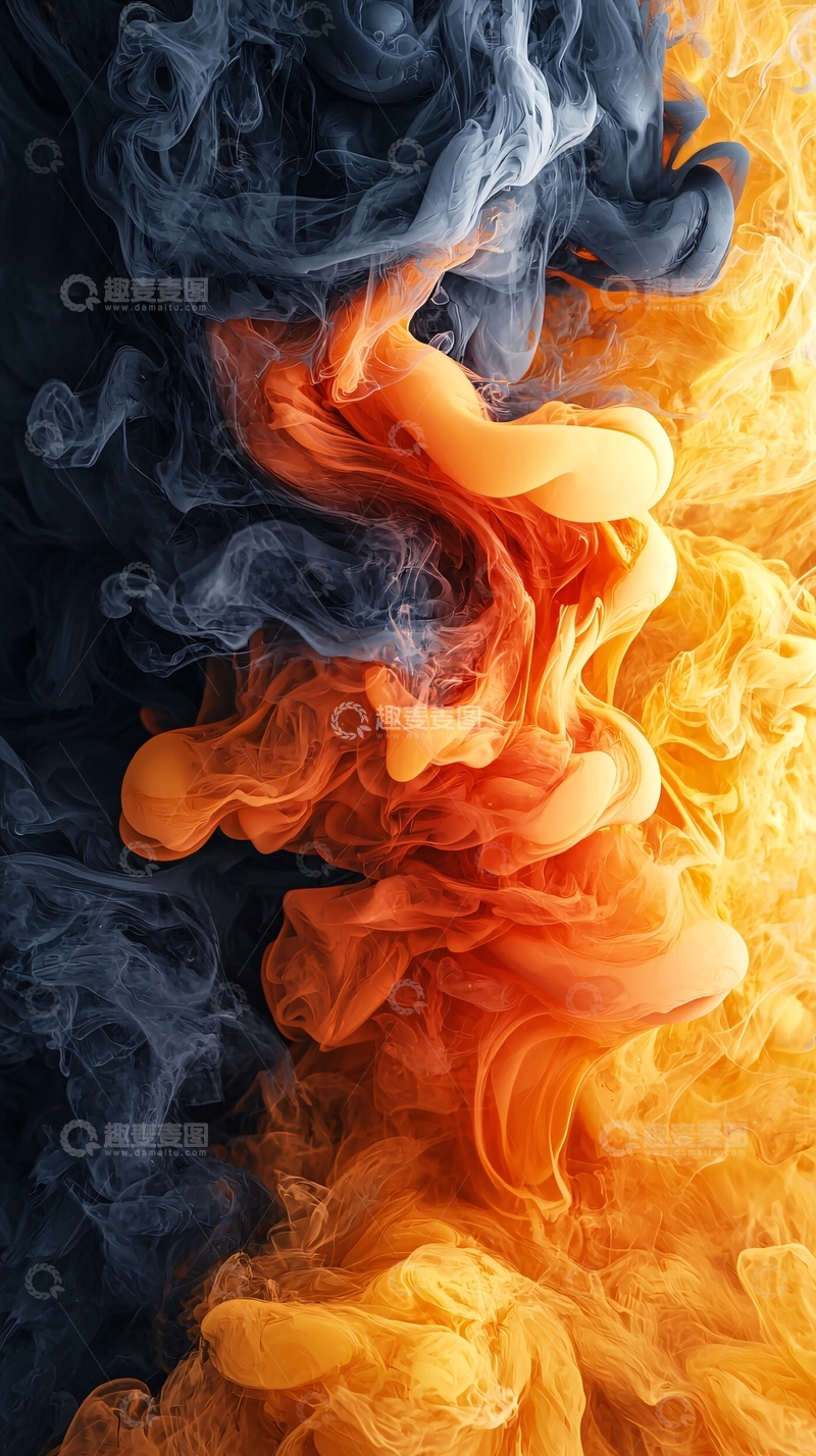 高清大图下载【趣麦麦图】抽象水墨画