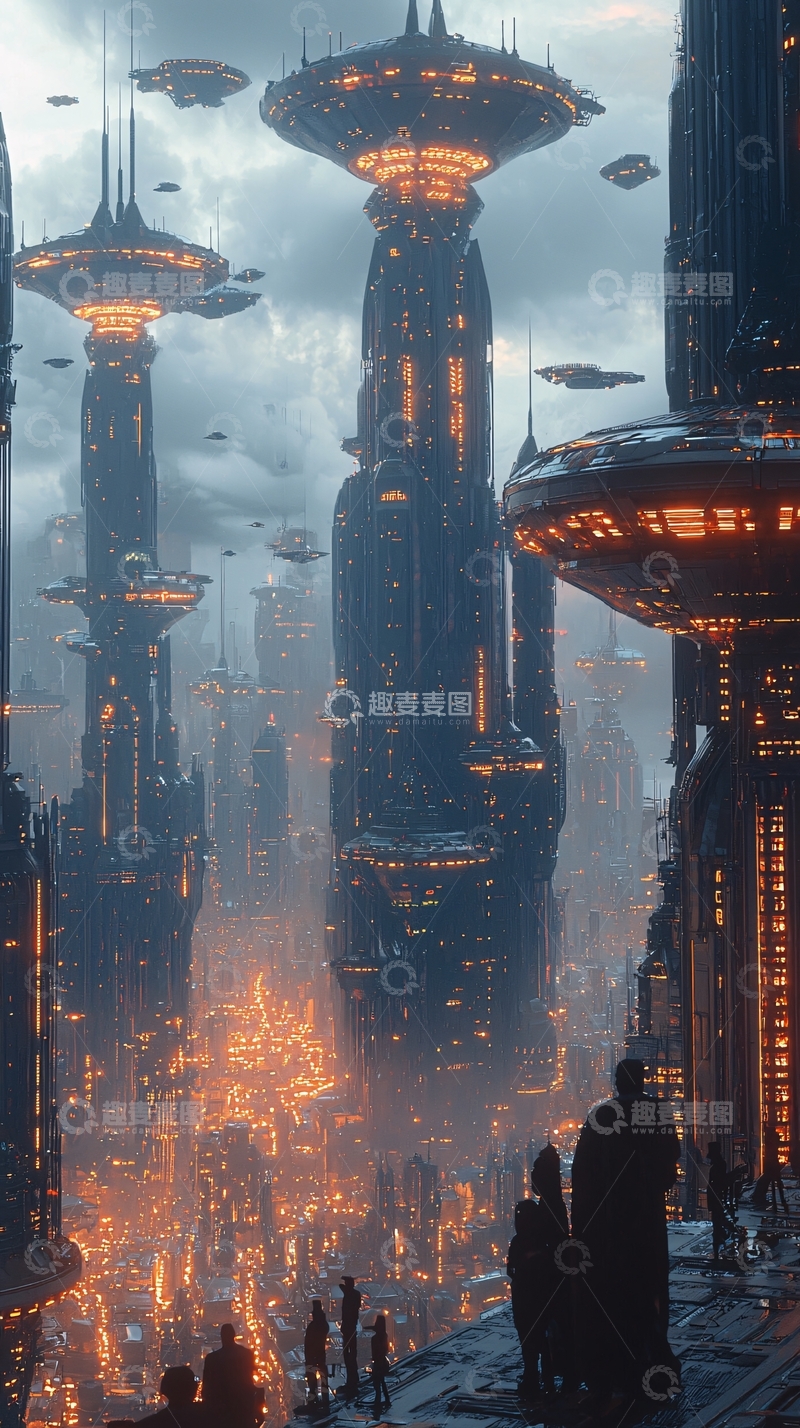 高清大图下载【趣麦麦图】未来都市