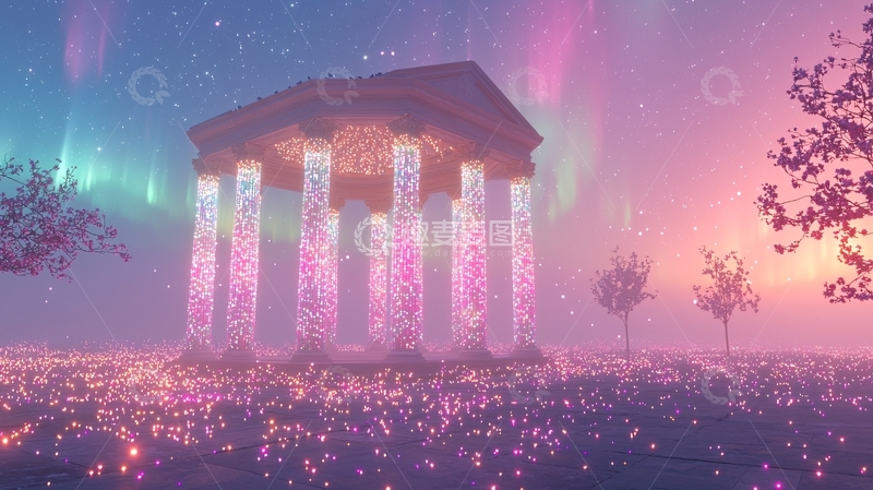 高清大图下载【趣麦麦图】梦幻唯美建筑