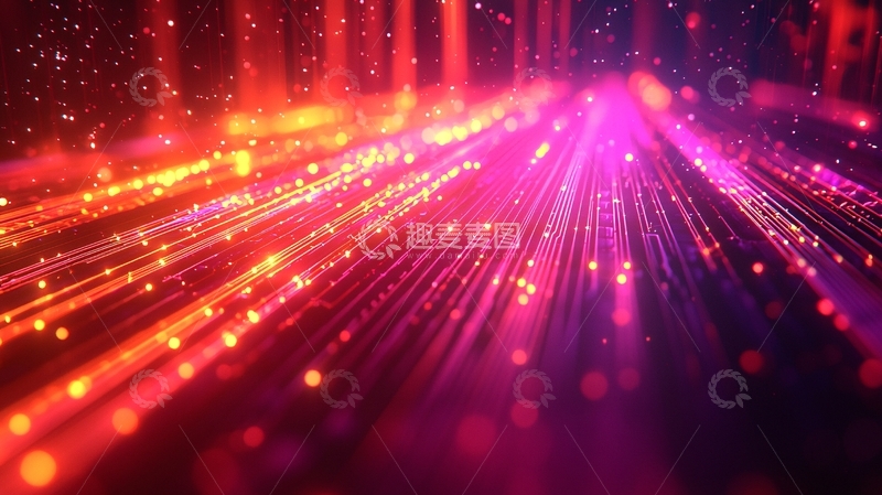 高清大图下载【趣麦麦图】光线粒子流