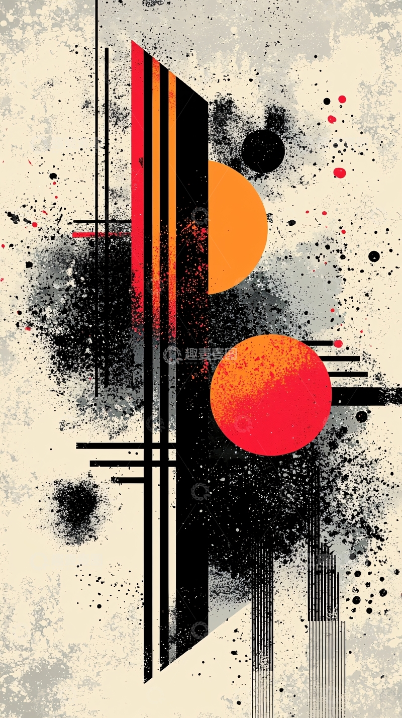 高清大图下载【趣麦麦图】抽象几何艺术