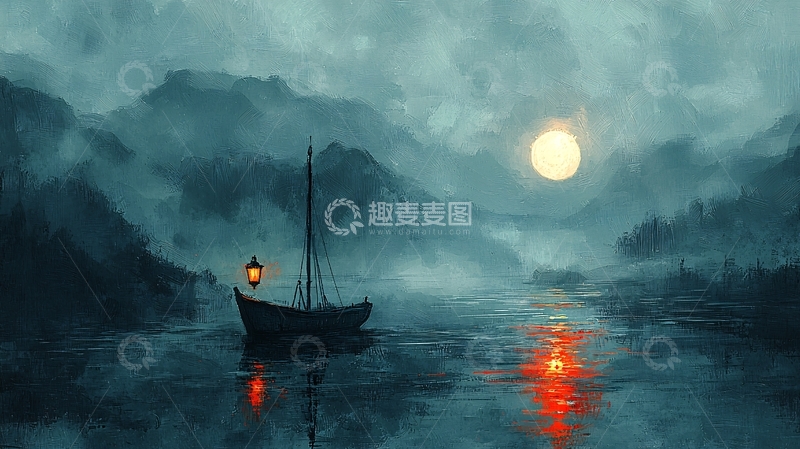 高清大图下载【趣麦麦图】月夜