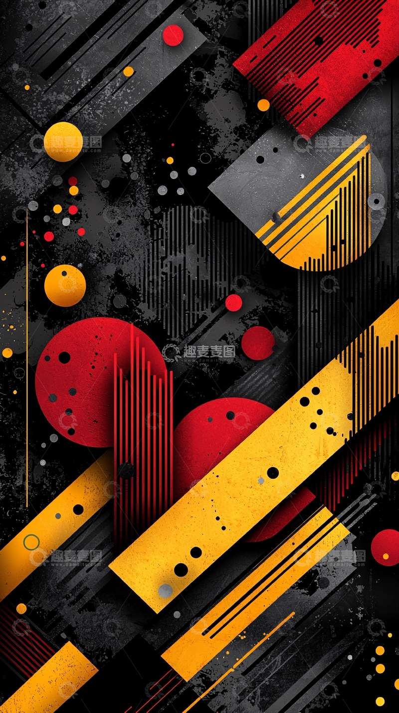 高清大图下载【趣麦麦图】抽象几何
