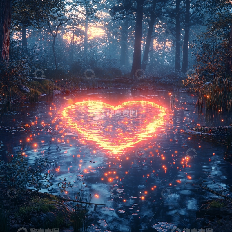 高清大图下载【趣麦麦图】森林之心
