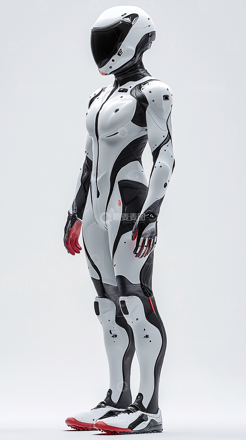 高清大图下载【趣麦麦图】未来科技女战士