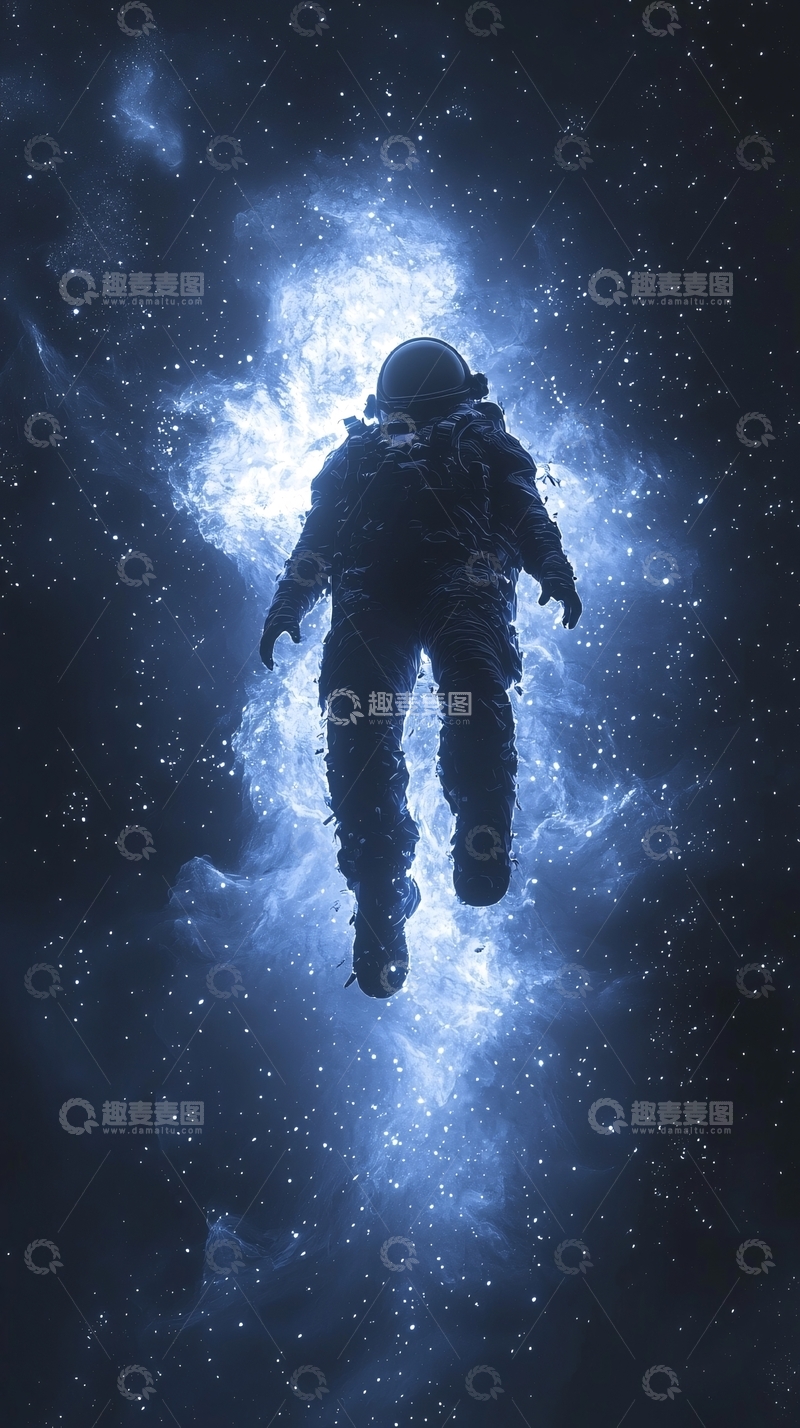 高清大图下载【趣麦麦图】太空宇航员