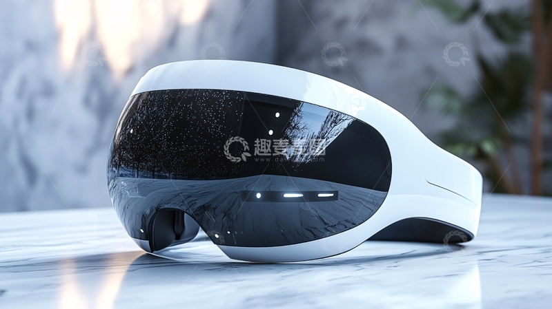 高清大图下载【趣麦麦图】白色按摩眼罩