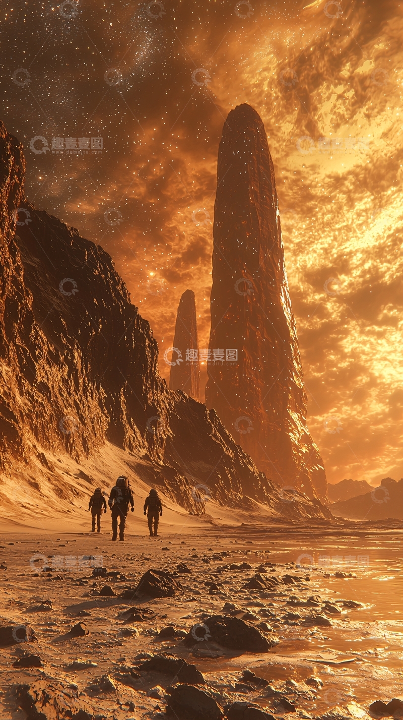 高清大图下载【趣麦麦图】火星探险