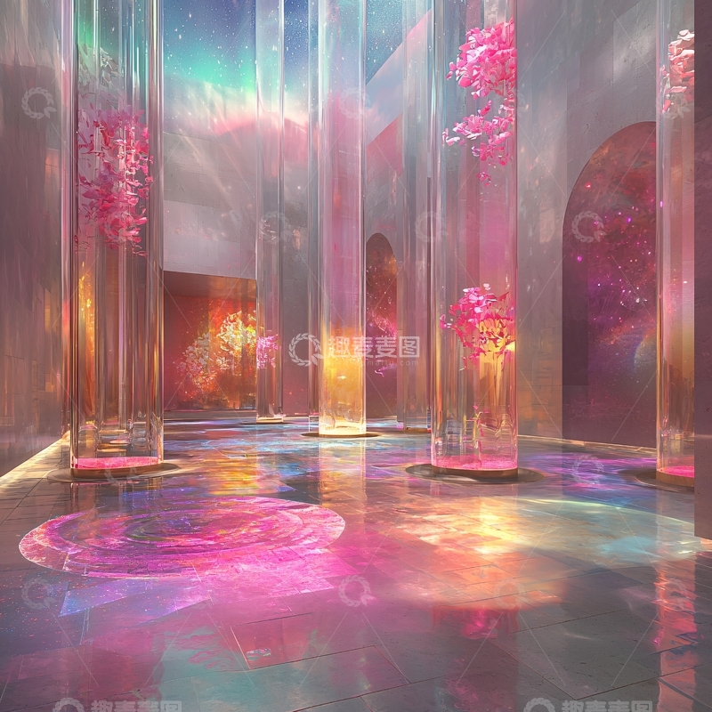 高清大图下载【趣麦麦图】梦幻水晶宫殿