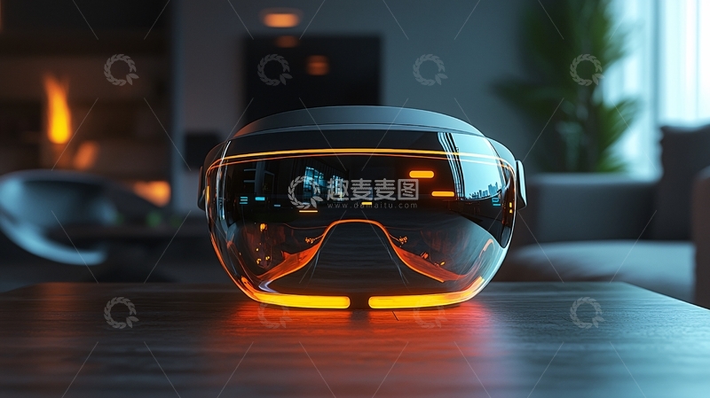 高清大图下载【趣麦麦图】未来科技感AR眼镜