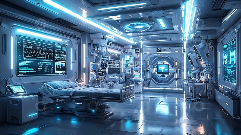 高清大图下载【趣麦麦图】-未来医院病房11