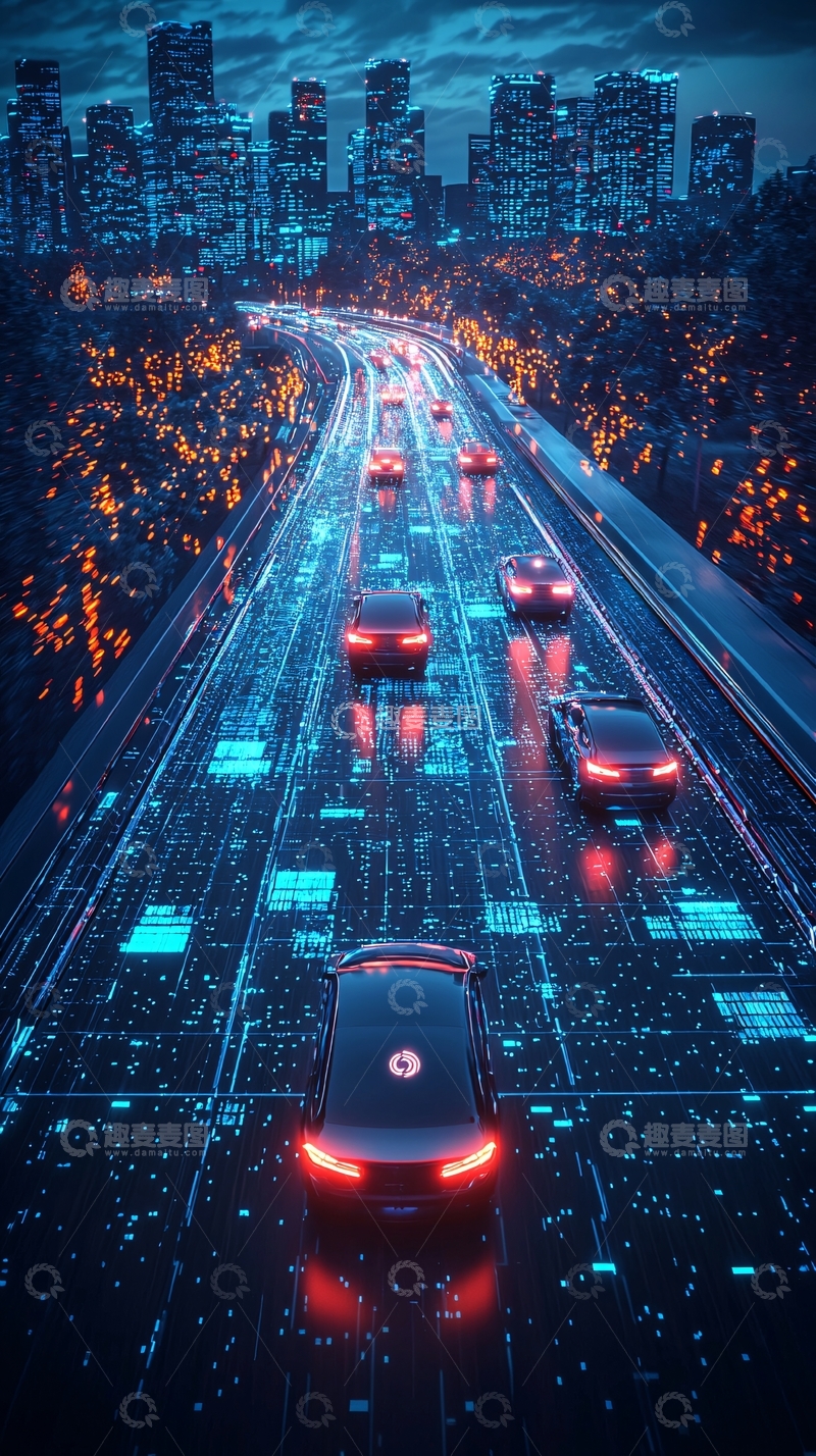 高清大图下载【趣麦麦图】未来城市高速公路