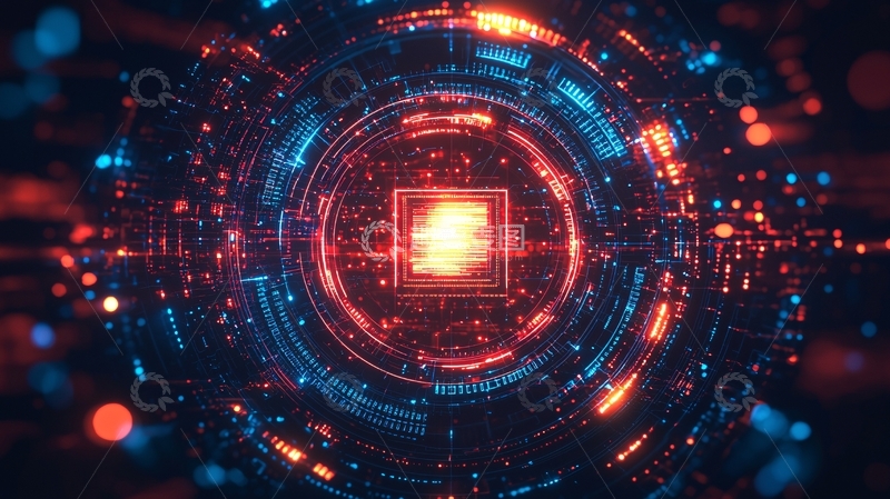 高清大图下载【趣麦麦图】科技感炫酷粒子背景