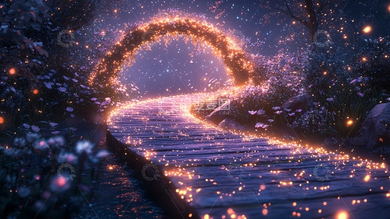 高清大图下载【趣麦麦图】梦幻森林小路84