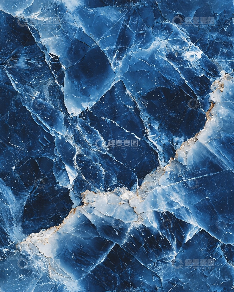 高清大图下载【趣麦麦图】深蓝色大理石纹理