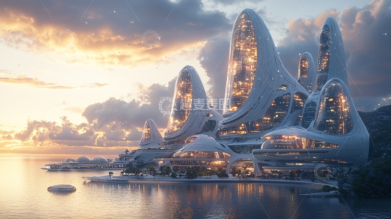 高清大图下载【趣麦麦图】未来城市