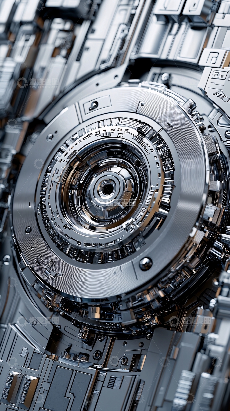 高清大图下载【趣麦麦图】未来科技感机械装置