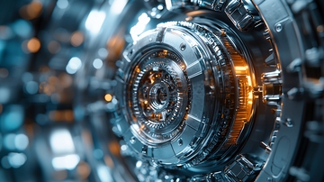 未来科技感机械装置