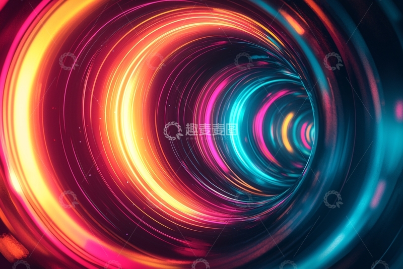 高清大图下载【趣麦麦图】光圈隧道