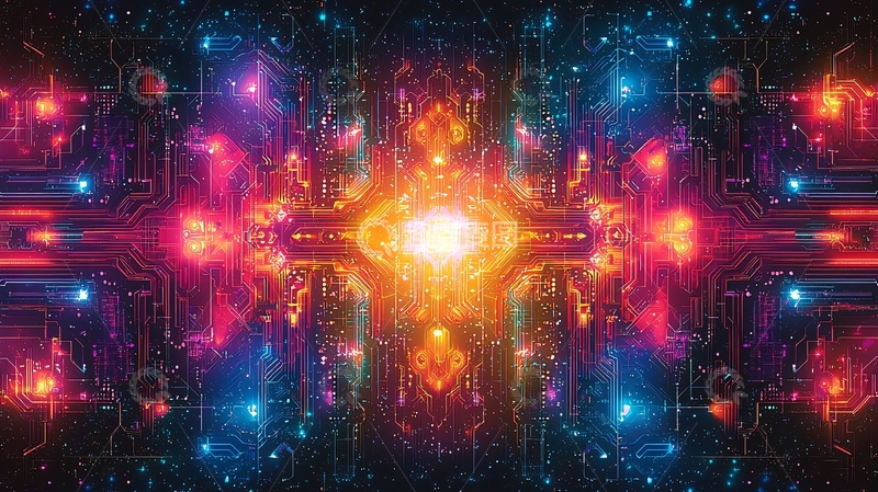 高清大图下载【趣麦麦图】绚丽多彩的宇宙星云