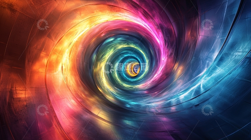 高清大图下载【趣麦麦图】抽象漩涡