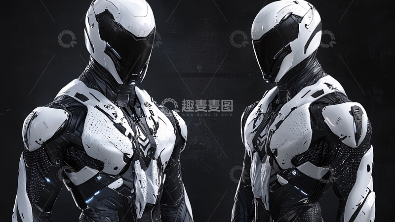高清大图下载【趣麦麦图】未来战士