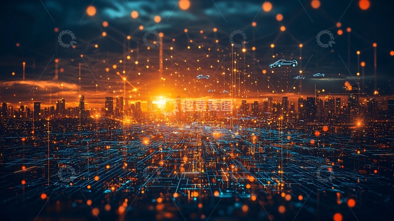 高清大图下载【趣麦麦图】未来城市夜景59